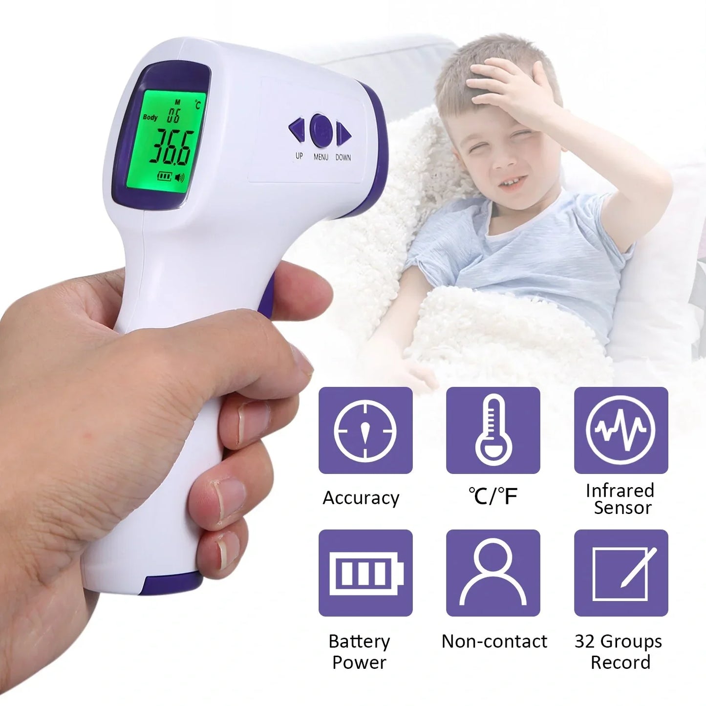 Thermomètre Electronique Pro™ + Aspirateur nasale