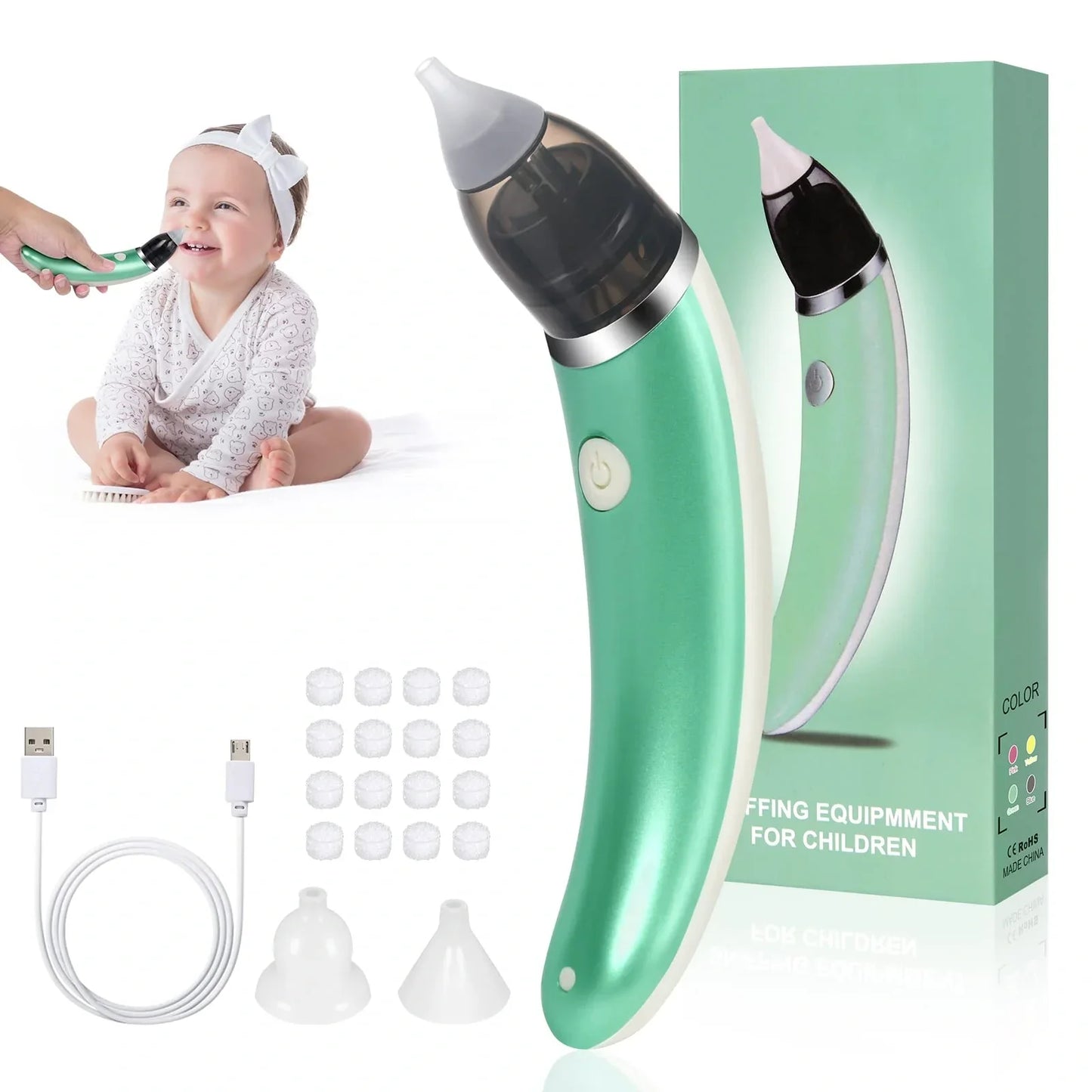 Thermomètre Electronique Pro™ + Aspirateur nasale